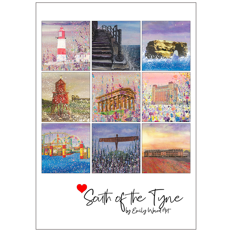 Poster Print Love South of the Tyne